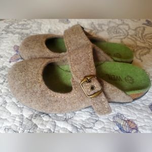 Dr Andrew Weil wool Mary Jane clogs